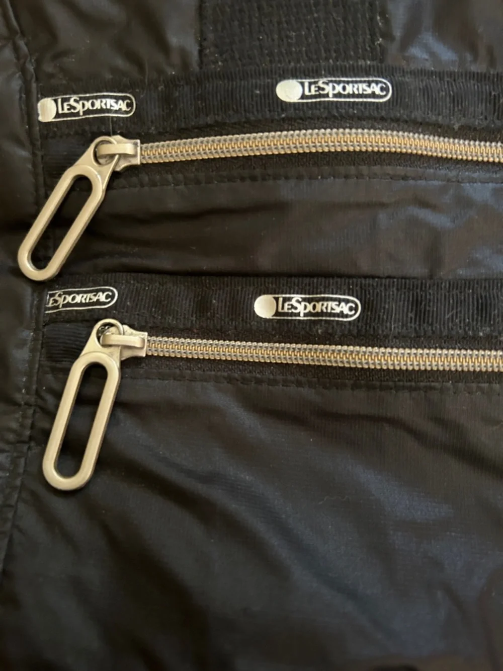 Lesportsac Black Nylon Convertible Backpack Tote - Picture 2 of 5